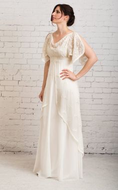 Casual and Flowing Wedding Dresses