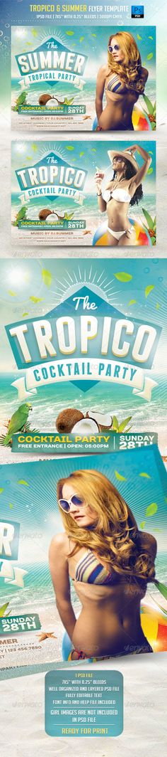 Luau Party - Club Flyer Template Flyer template, Print templates - pool party flyer template Luau Party - Club Flyer Template Flyer template, Print templates - pool party flyer template