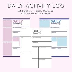 printable nanny daily log