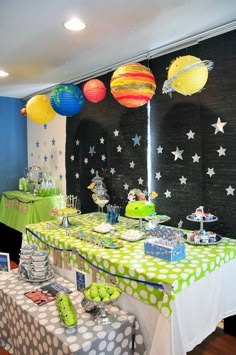 alien themed baby shower