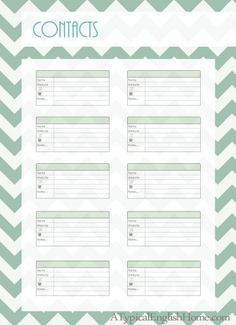 printable contact list sheet rome fontanacountryinn com printable contact list sheet