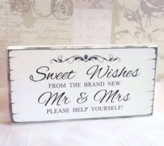 Wedding Sweet Table Sign Wishes Mr Mrs Candy Bar Cart Wedding Sweet Table Sign Wishes Mr Mrs Candy Bar Cart