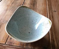 Churchill RAKU Studio Prints Coupe Plate Topaz Blue Teller Porzellan 16,5cm blau