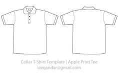 74 Best Vector T Shirt Templates Images Blank Shirts Vector Collar Tee Template