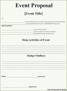 7 best event proposal template images event proposal template event proposal sample