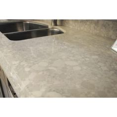 Lg Viatera Natural Limestone Great Look With Quartz Durability Quartz Countertop Sample In Natural Limestone Lg 1090 Vt The Home Depot