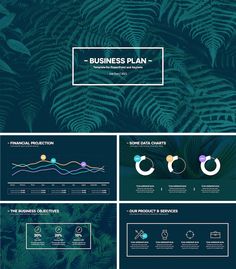 modern business plan powerpoint template 01 ppt pinterest