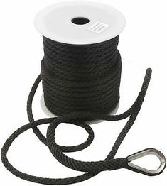 Custom Cordage 126 Double Braid Dock Line Gold And White 3//8/" 15/'