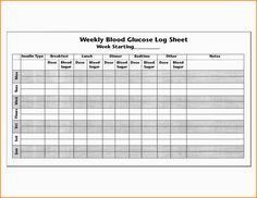 glucose monitoring chart template