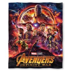 Marvel Avengers: Infinity War Throw, Multicolor