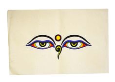 New Fair Trade Hemp Cover Notebook Hippy Ethnic Ethical Nepal Om Eyes Ying Yang