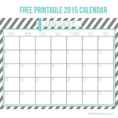 218 best free printable calendars images in 2019 free printables 2015 monthly printable calendars