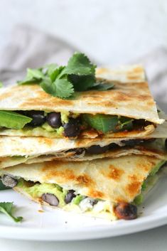Avocado Black Bean Quesadillas 17 Vegan Recipes People Can't Stop Making