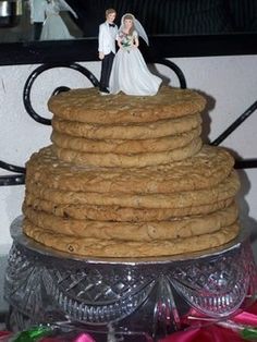Chocolate Chip Cookie Wedding Cake Made Of All Chocolate Grooms Cake Ideas