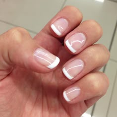Gel French Manicure N A I L S In 2018 Pinterest Nails Nice And Clean French Gel Overlay