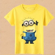 Minions Shirts Kids and Youth Burgandy