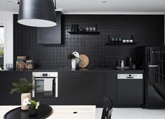 Kitchen Of The Week A Study In Black By Designer Nicole Hollis Kitchen Of The Week A Study In Black By Designer Nicole Hollis For Home Pinterest Moroccan Glaze And Steel