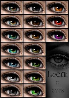 456 best colored eye