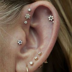 51 Best Hypoallergenic Earrings For Sensitive Ears Images On Lobe Ring And Studs Tragus Stud Triple Forward Helix Cartilage