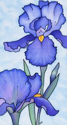 Blue Poppies Home Sweet Pinterest Poppy Fabrics How To Draw Monet S Blue Iris Flower Google Search