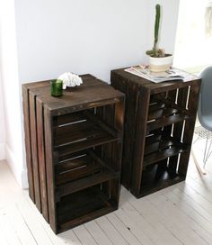Our DIY wood crate coffee table How we did it We used 4 wood Our DIY wood crate coffee table How we did it We used 4 wood