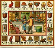 19th Century French Board Game To Miniaturize For The Antique Collection 19th Century French Board Game To Miniaturize For The Antique Collection