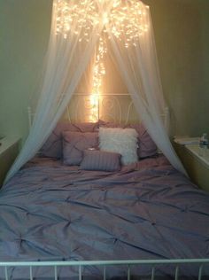 Diy Canopy add some string lights to create an extra whimsical effect. | diy Diy Canopy add some string lights to create an extra whimsical effect. | diy