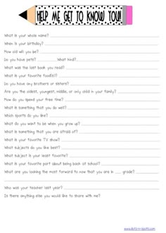 teacher survey for students