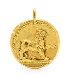 Fine 14k or Jaune Aquarius février Zodiac Signe Horoscope Collier Pendentif