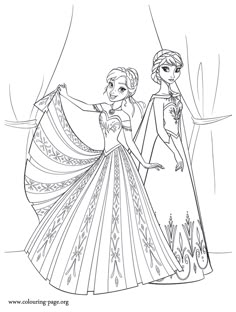 Try Our Free Disney Frozen Coloring Pages Your Child Can Color His Or Her Favorite Characters From Including Anna Elsa Kristoff And Olaf