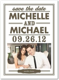 16 Best Save The Dates Images On Pinterest Date Cards Like The Font And Date No Picture Though Save Designs