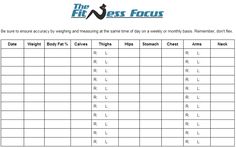 body measurement tracking