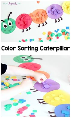 Shape And Color Sorting Caterpillar Shape And Color Sorting Caterpillar