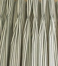 The 51 Best Ticking Images On Pinterest Chairs Diy Ideas For Home Two 96 L Custom Curtain Panels With Pinch Pleats Ticking Stripes Black