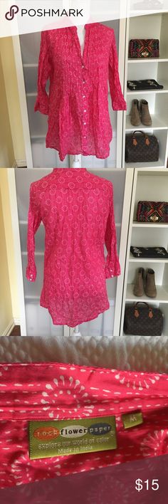 rock paper flower xl tunic cover up 100 cotton of this tunic rock flower paper tunic