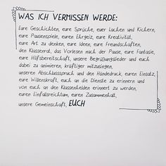 Für lehrer abschiedsbrief Abschiedssprüche: Die