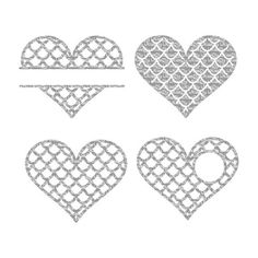 Download Mermaid heart svg Valentines day svg Love tail kiss scales ...