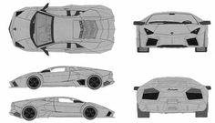 lamborghini blueprints cake reventon blueprint cars cakes sports anything place voiture derby gallardo cool diablo templates drawings
