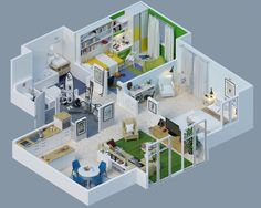 3 Bedroom Apartment Floor Plans 3d 3 bedroom with parking space floor plan | decoraciones | pinterest 3 Bedroom Apartment Floor Plans 3d 3 bedroom with parking space floor plan | decoraciones | pinterest