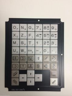 A98L-0001-0481#T Replacement Keysheet Keypad FANUC 11T