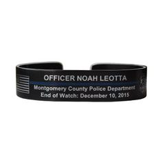 24 Best Memorial Bracelets Images On Pinterest Campaign Event Officer Noah Leotta Memorial Bracelet 20