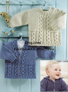 girls child puppy in my pocket cardigan jumper knitting pattern 99p