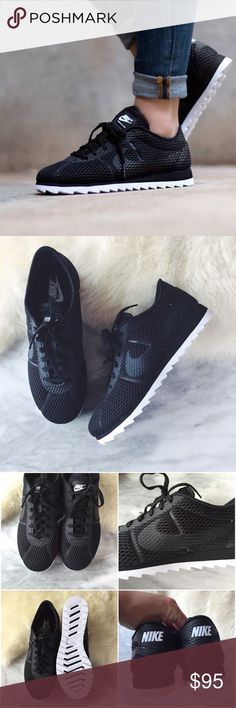 zapatillas nike cortez negras