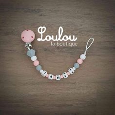 Personnalisé Dummy Clip en bois perle Sucette Titulaire ~ BABY GIRL ~ Moelleux Nuages