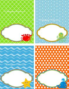under the sea food labels free printable tags labels printables free