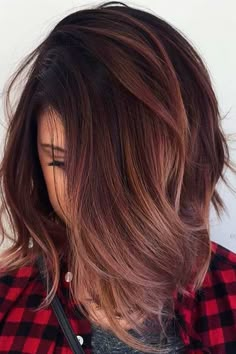 Charming and Chic Options for Brown Hair with Highlights ★ See more: http://glaminati.com/brown-hair-with-highlights/ Cool Hair Color, Gaya Rambut, Cool Hairstyles, Haar, Hairdo