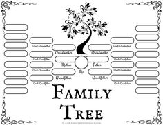 make a family tree diagram