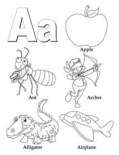 my a to z coloring book letter l coloring page | pre-k alphabet ... - Letter A Alligator Coloring Pages my a to z coloring book letter l coloring page | pre-k alphabet ... - Letter A Alligator Coloring Pages