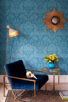G56375-tempo arbres Blue /& Green galerie wallpaper