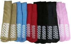 Colorful Fleece Slipper Socks 3 Pair Pack